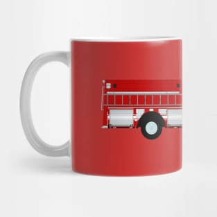 Red Fire Pumper Mug